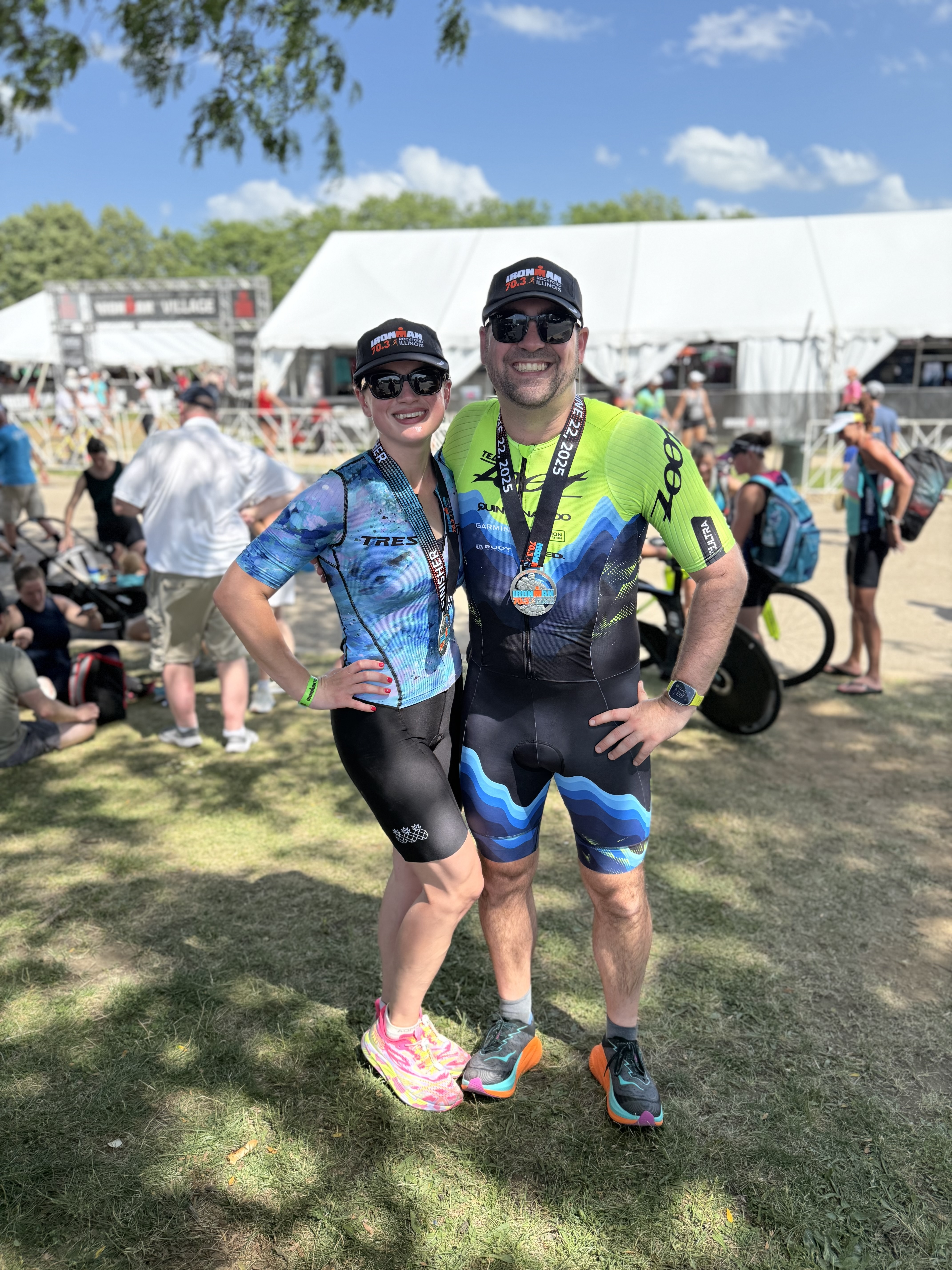 Me and Eleanor after the race