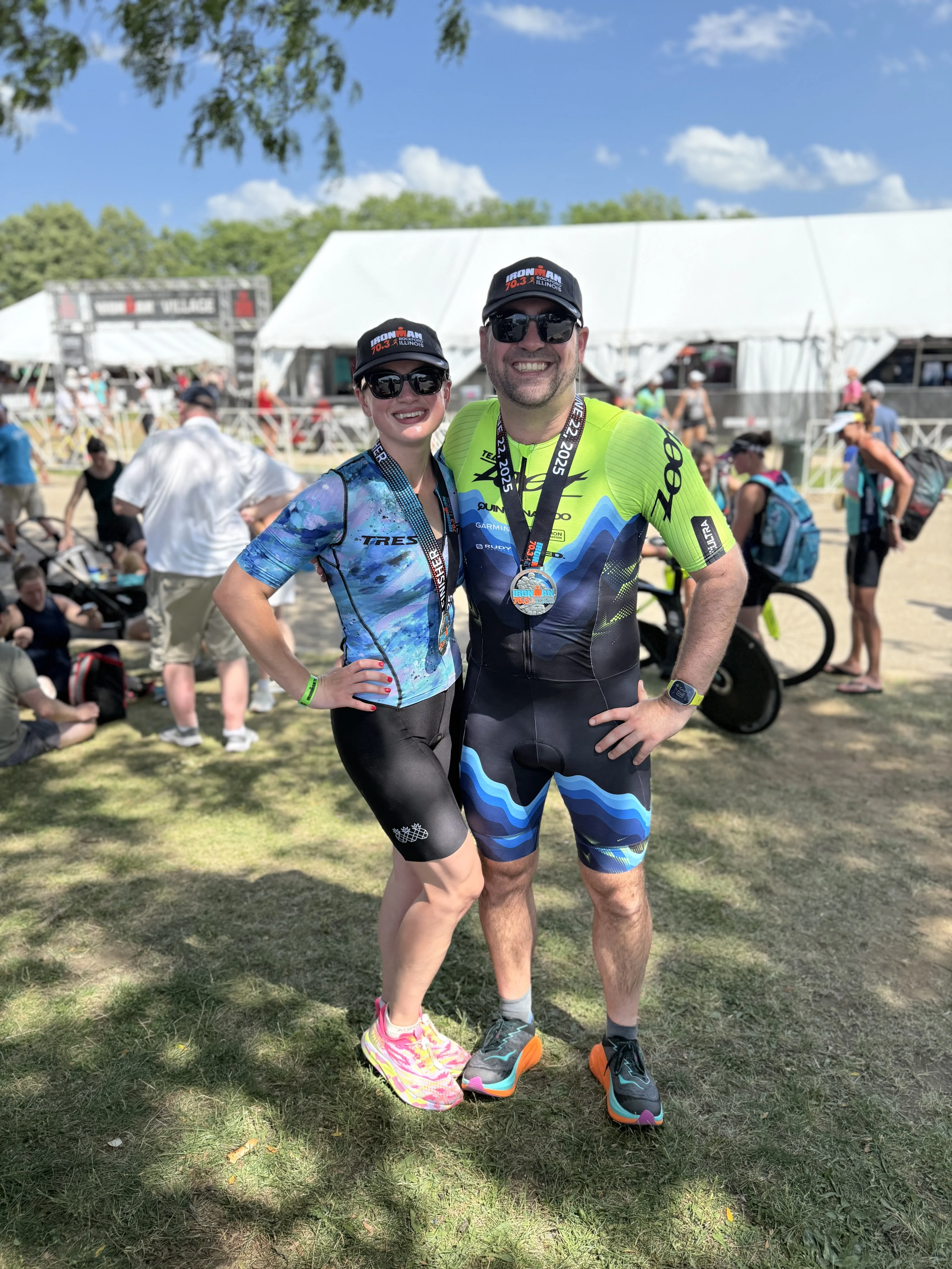 Me and Eleanor after the race