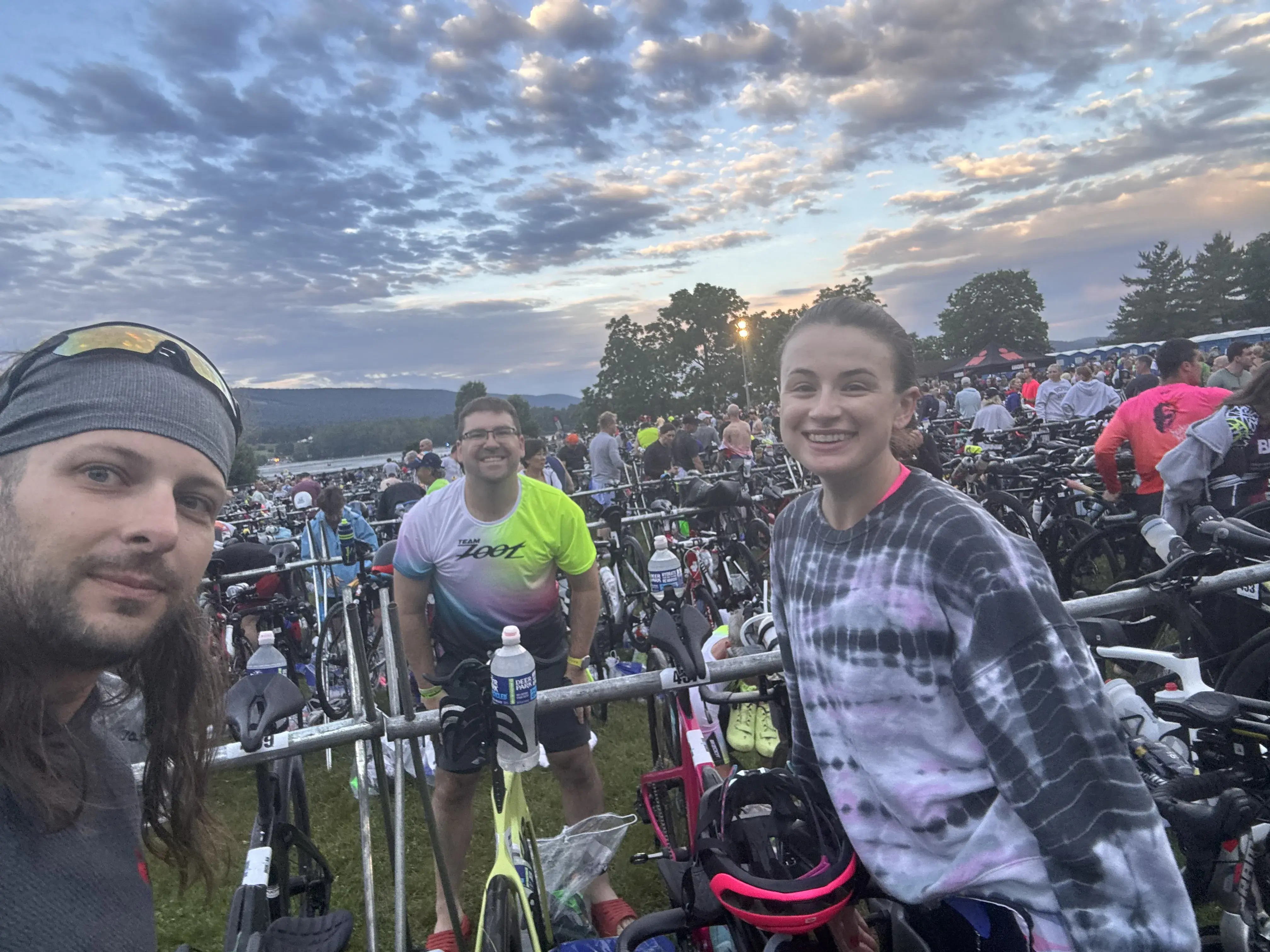 Pre-race with Brian and Eleanor