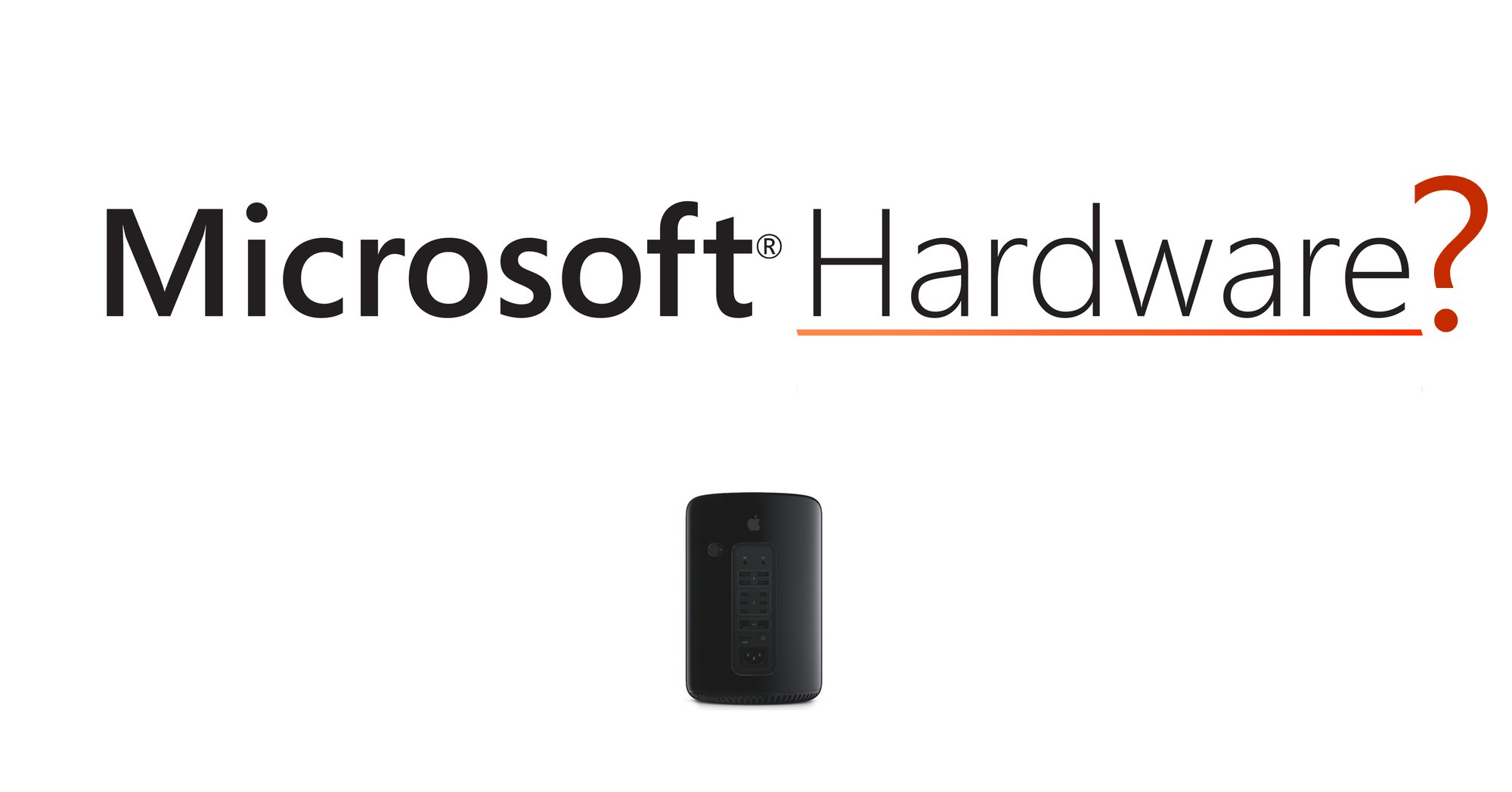 You use Microsoft Hardware on your Mac?